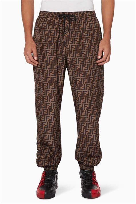 fendi jogger outfit mens|fendi nylon jogging pants.